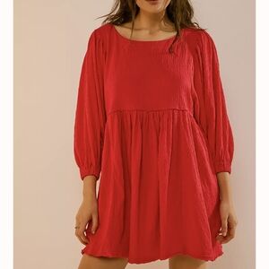 Free People Get Obsessed babydoll dress